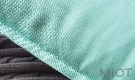 Подушка Tonight Cotton Pillows Turquoise 45*45 cм